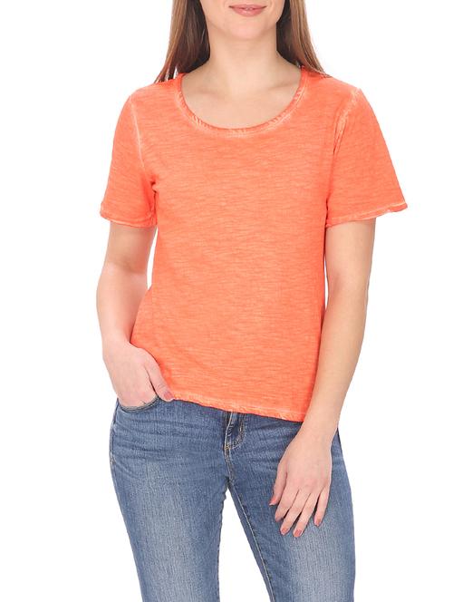 orange cotton regular top - 12572818 - Very Small Image - 1
