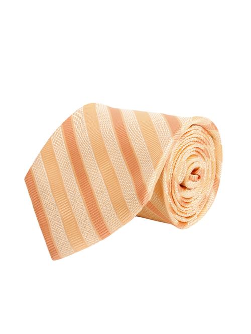 orange silk tie - 12573321 - Very Small Image - 1