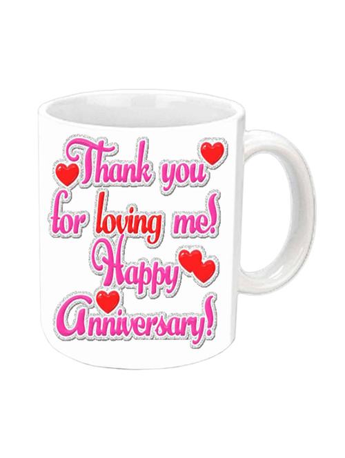 thankyou for loving- anniversary multicolor mug - 12575921 - Very Small Image - 1