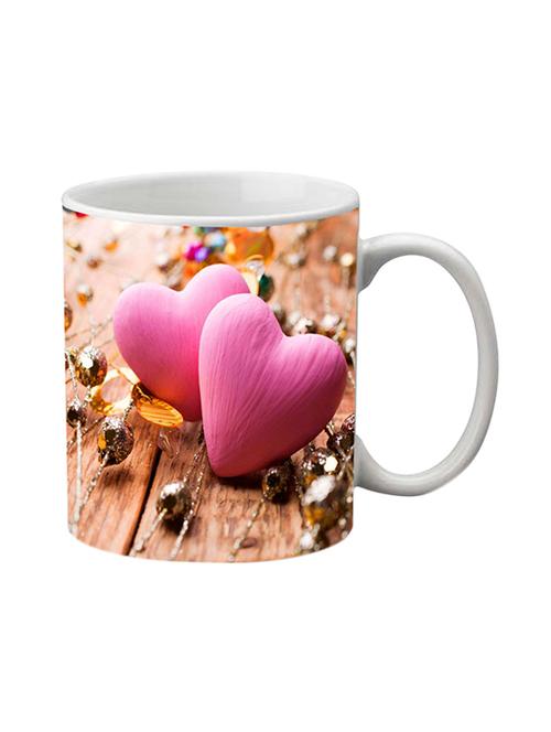 love hearts multicolor mug - 12575935 - Very Small Image - 1