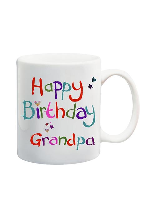happy birthday grandpa multicolor mug - 12575944 - Very Small Image - 1