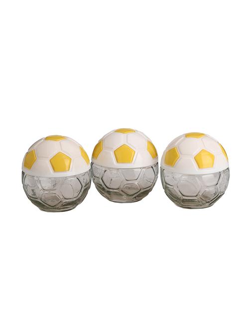 footwall glass jar in unique design set of three - 12577093 - Very Small Image - 1