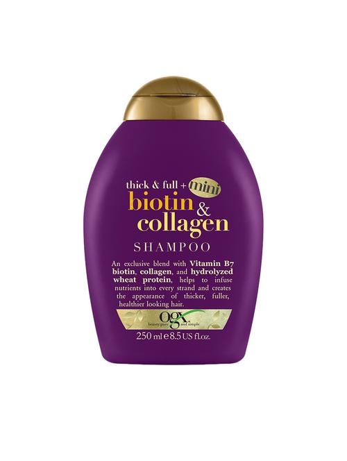ogx thick & full biotin & collagen shampoo 250ml - 12577431 - Very Small Image - 1