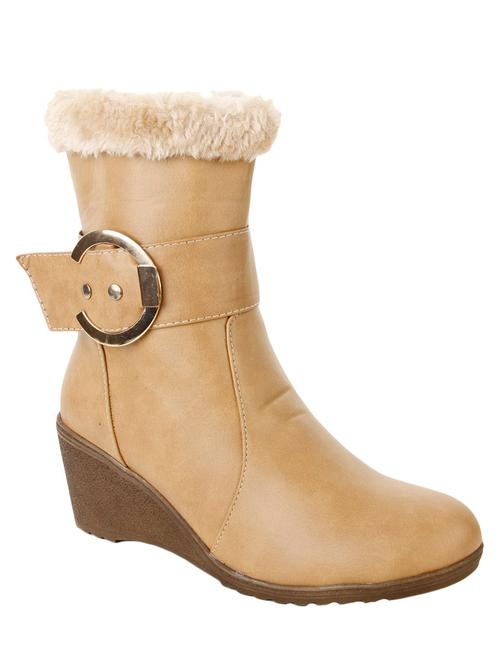 beige calf boot - 12577666 - Very Small Image - 1