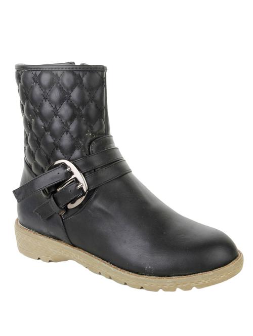 black leatherette ankle boot - 12577673 - Very Small Image - 1