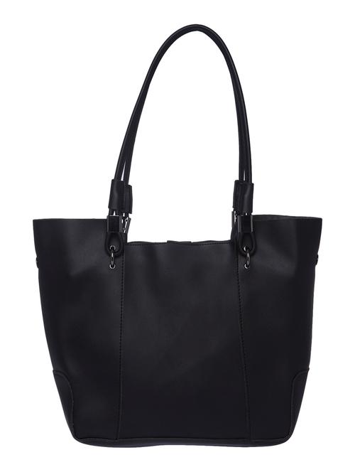black leatherette handbag - 12577952 - Very Small Image - 1