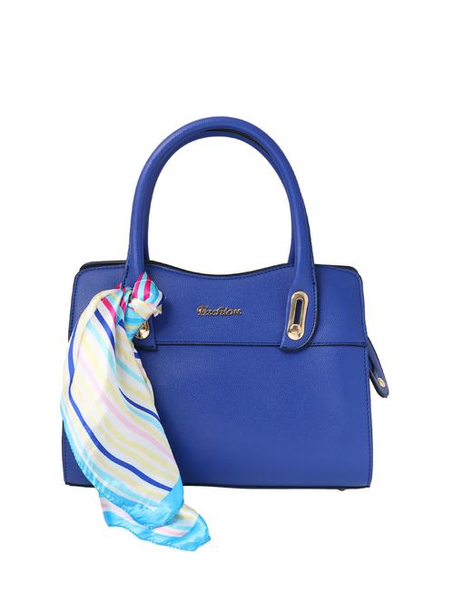 blue leatherette handbag - 12579048 - Very Small Image - 1