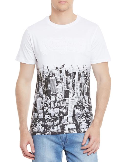 monochrome cotton t-shirt - 12579675 - Very Small Image - 1