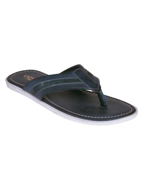 navy synthetic slippers - 12580346 - Very Small Image - 1