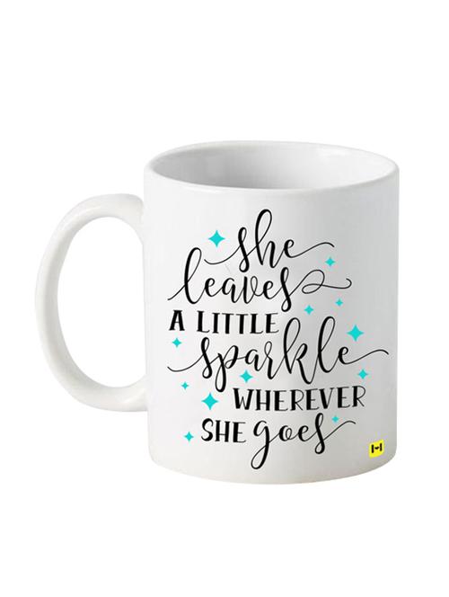 hamee customizable premium printed white ceramic coffee / tea mug " caffeine " - 12581020 - Very Small Image - 1