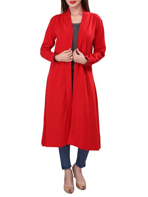 red viscose shrug - 12581062 - Very Small Image - 1