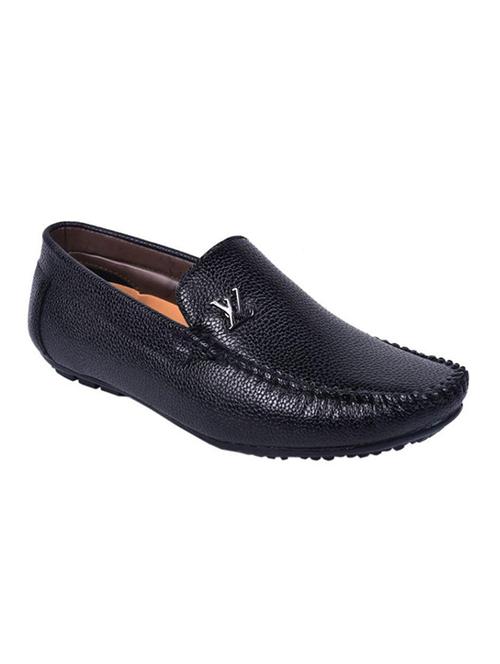 black synthetic slip on loafers - 12581779 - Very Small Image - 1