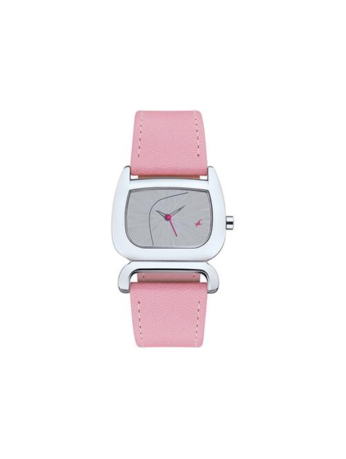 fastrack fits and forms analog silver dial women's watch - 6091sl01 - 12583611 - Very Small Image - 1