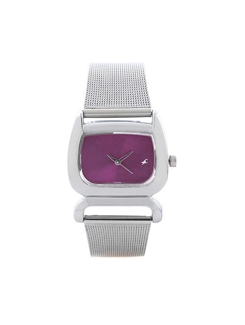 fastrack fits & forms analog purple dial women's watch - 6091sm01 - 12583680 - Very Small Image - 1