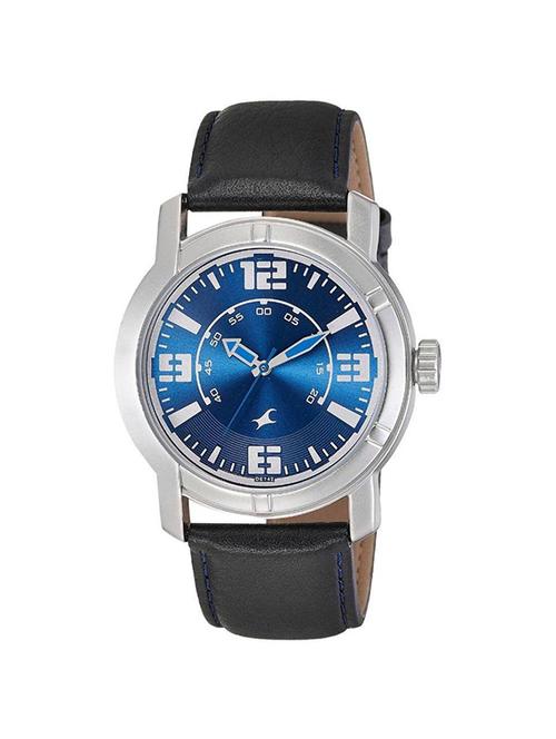 fastrack analog blue dial men's watch - 3021sl05 - 12583803 - Very Small Image - 1