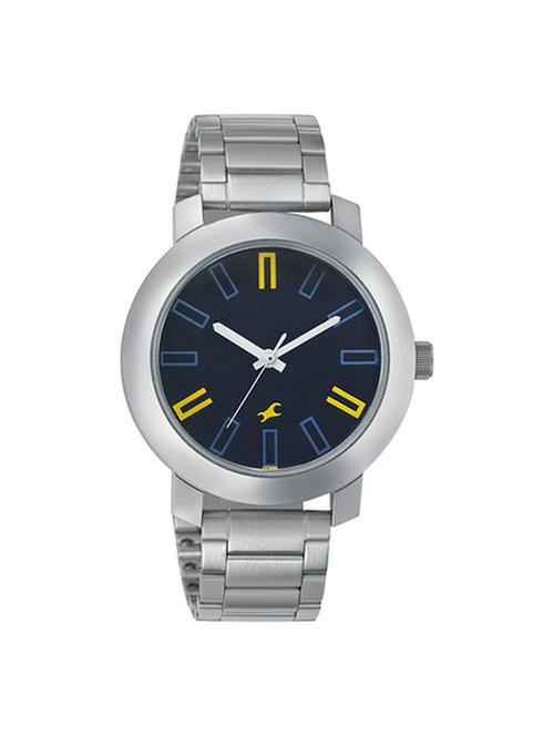 fastrack casual analog navy blue dial men's watch - 3120sm02 - 12583812 - Very Small Image - 1