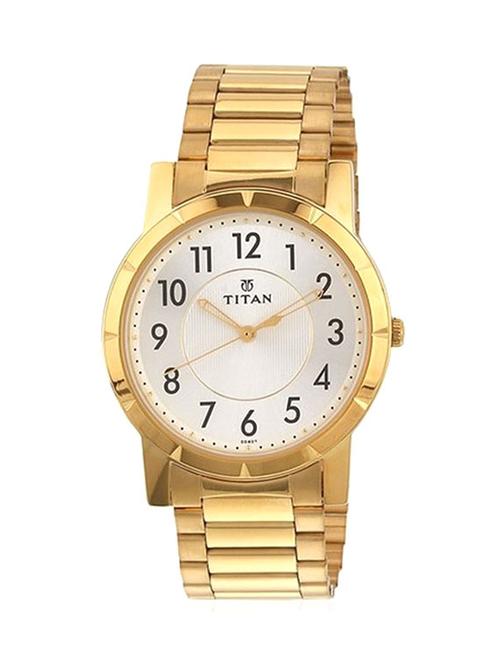 titan analog white dial men's watch - 1647ym01 - 12583868 - Very Small Image - 1