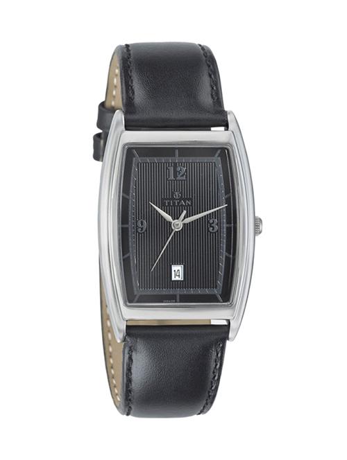 titan karishma analog black dial men's watch -1640sl01 - 12583931 - Very Small Image - 1