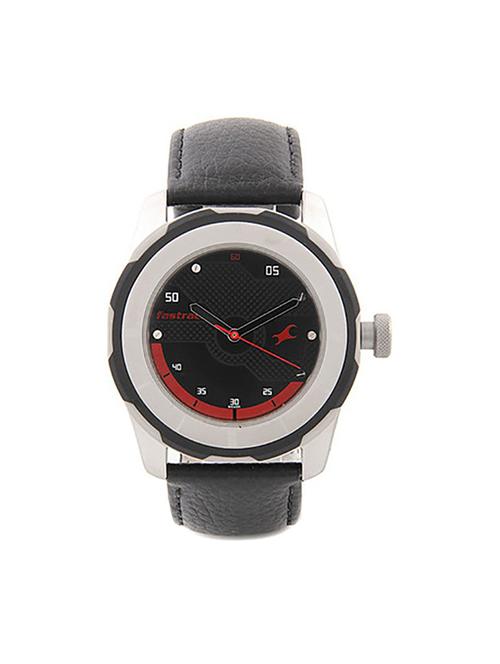 fastrack economy 2013 analog black dial men's watch - 3099sl06 - 12583960 - Very Small Image - 1