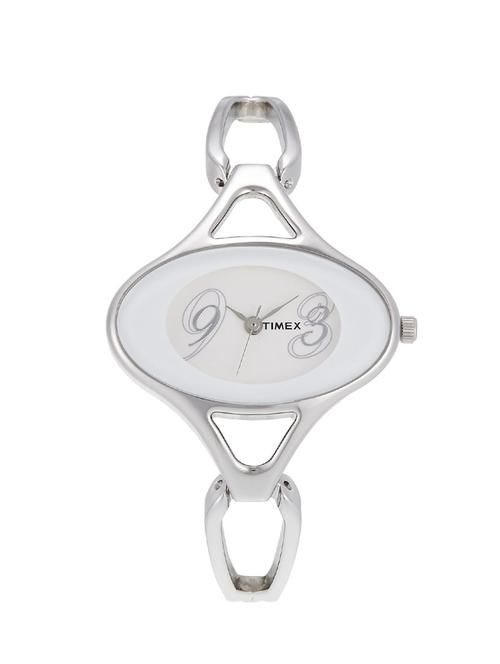 timex fashion analogue white dial women's watch - j800 - 12584456 - Very Small Image - 1