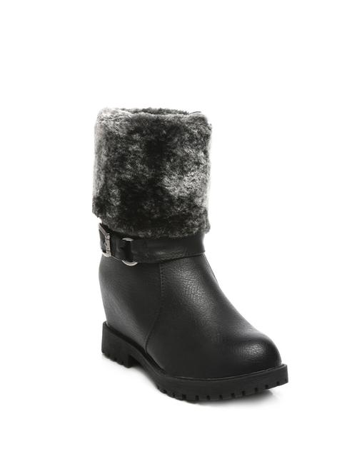 black leather boots - 12587389 - Very Small Image - 1