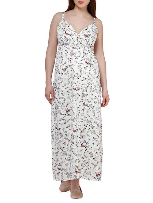 white viscose maternity wear - 12588272 - Very Small Image - 1
