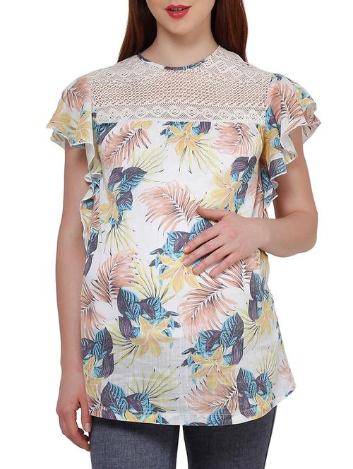 multi colored cotton maternity wear - 12588284 - Very Small Image - 1