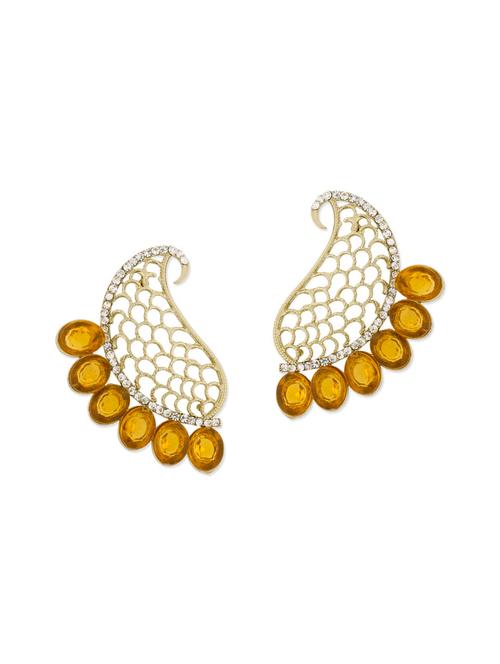 brown copper studs earrings - 12588399 - Very Small Image - 1