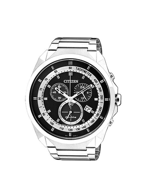 citizen black dial men's chronograph watch - at2150-51e - 12588481 - Very Small Image - 1