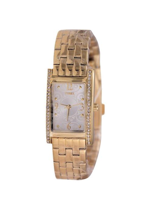 timex silver dial women's analogue watch - tw000y704 - 12588524 - Very Small Image - 1