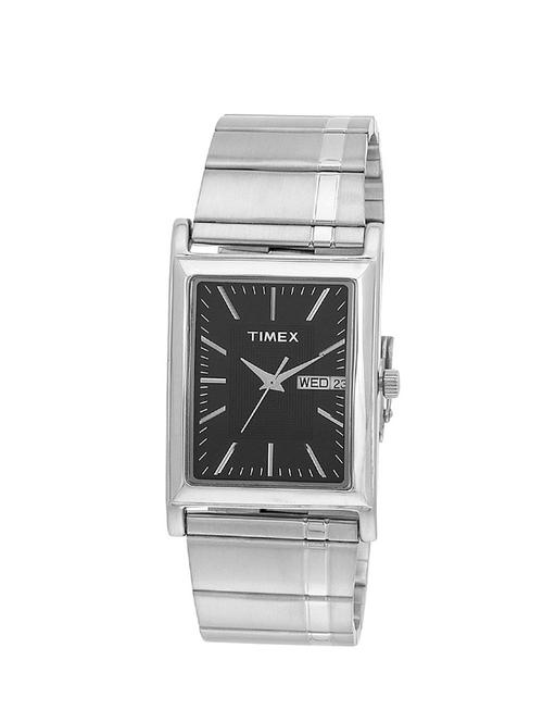 timex silver dial men's analogue watch - l506 - 12588545 - Very Small Image - 1
