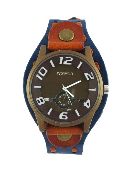 handcraft leather strap wrist band watch - 12588942 - Very Small Image - 1