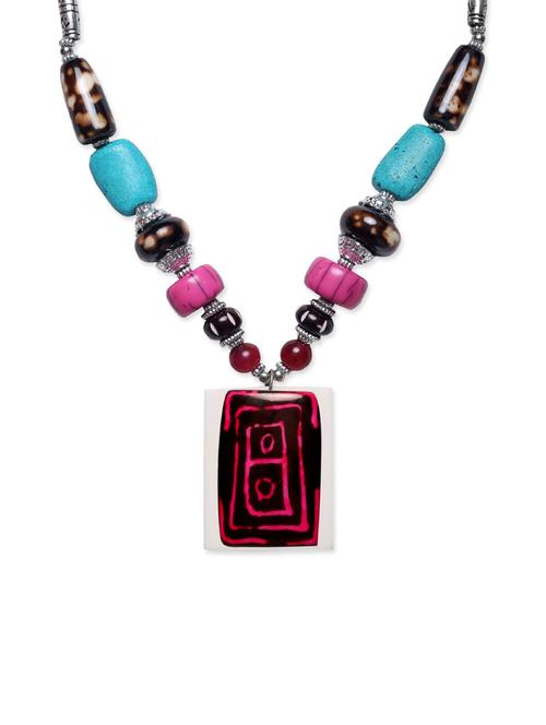 pink metal necklace - 12589032 - Very Small Image - 1