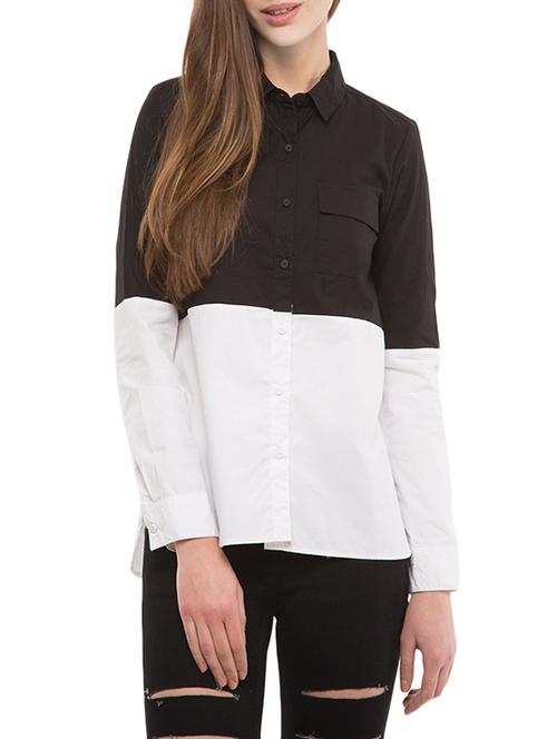 monochrome cotton shirt - 12591370 - Very Small Image - 1
