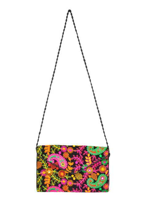 black leatherette sling bag - 12593780 - Very Small Image - 1