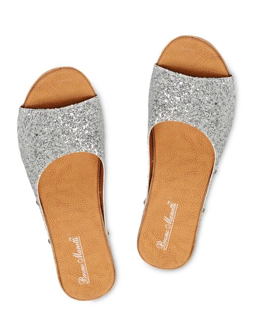 silver sequin worked faux leather wedges - 1260768 - Very Small Image - 1