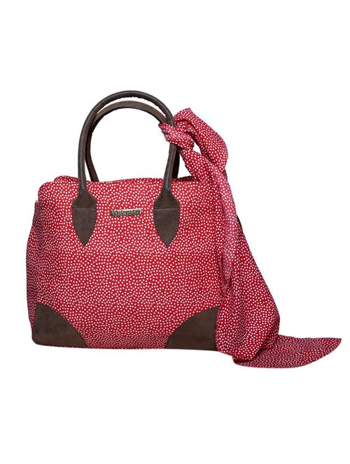red canvas handbag - 12613157 - Very Small Image - 1
