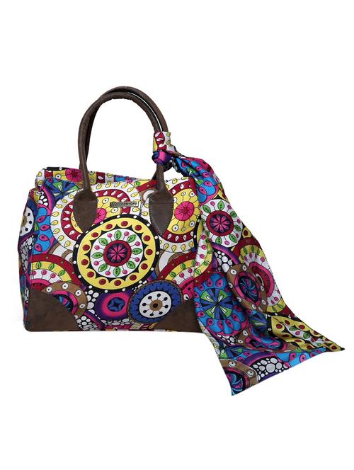 multi colored canvas handbag - 12613177 - Very Small Image - 1