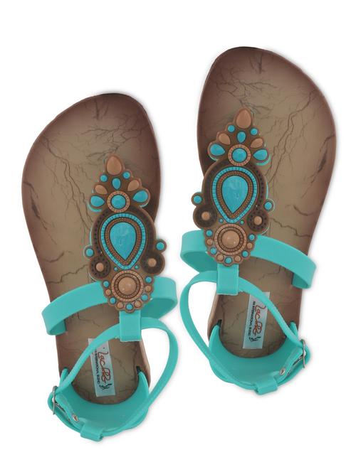 turquoise ankle strap sandals - 1264098 - Very Small Image - 1