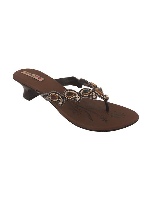black leatherette sandals - 12648618 - Very Small Image - 1