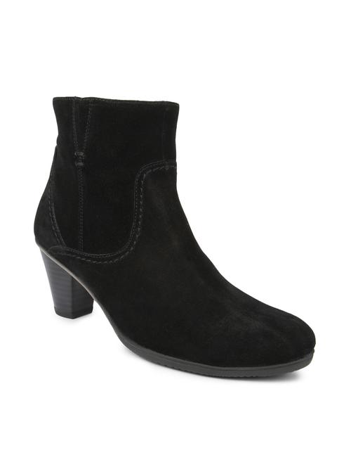 black zippered suede boots - 1266790 - Very Small Image - 1