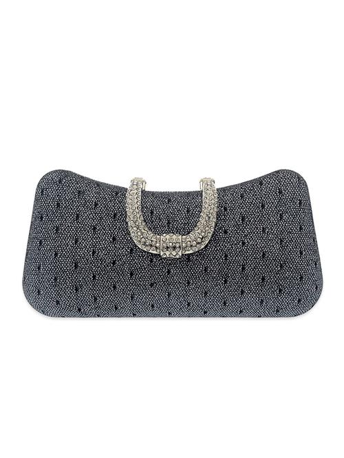 grey satin clutch - 12676041 - Very Small Image - 1