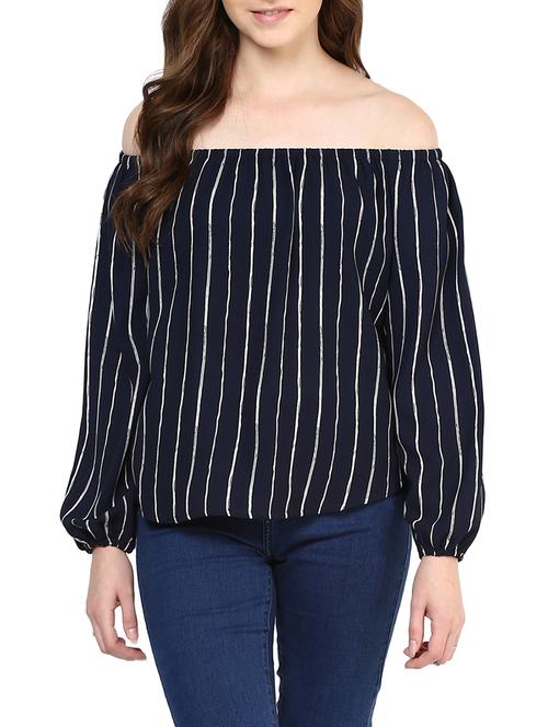 women's a line off shoulder top - 12691193 - Very Small Image - 1