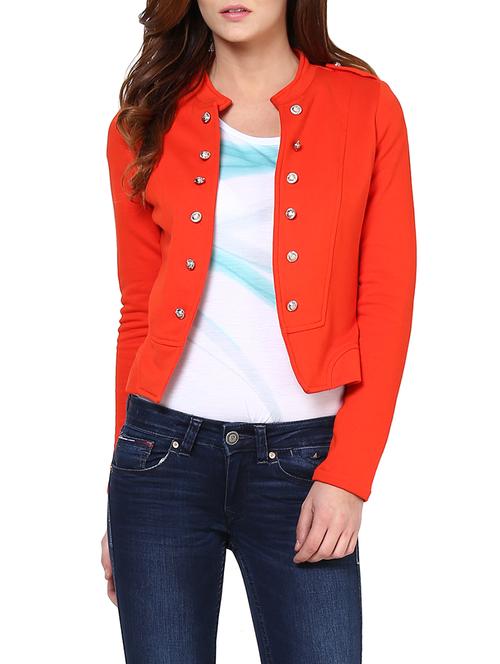 red cotton jacket - 12691224 - Very Small Image - 1