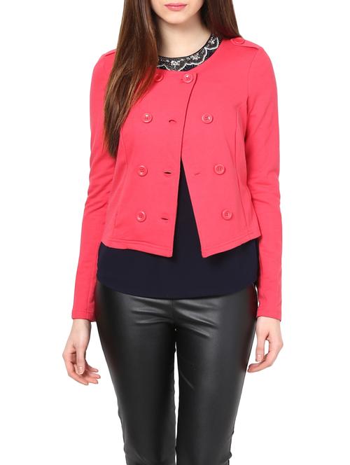 pink cotton jacket - 12691226 - Very Small Image - 1