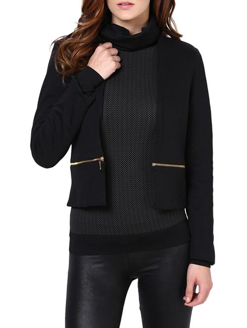 black cotton jacket - 12691228 - Very Small Image - 1