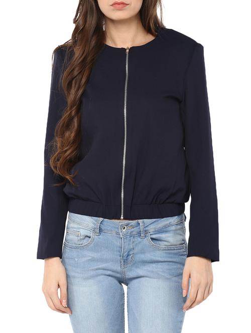 navy blue polyester jacket - 12691242 - Very Small Image - 1