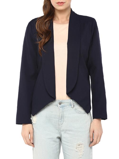 navy blue polyester jacket - 12691255 - Very Small Image - 1