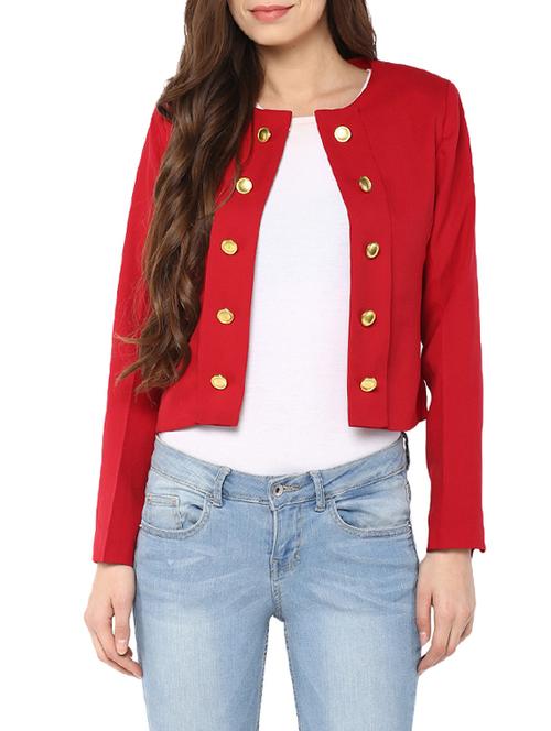 red polyester jacket - 12691258 - Very Small Image - 1