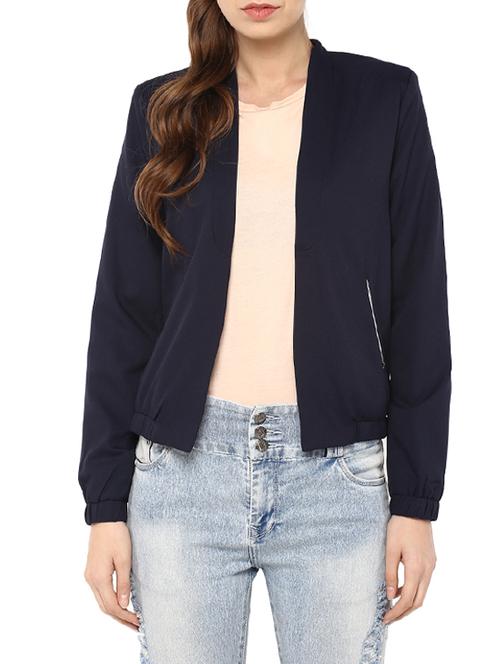navy blue polyester jacket - 12691269 - Very Small Image - 1